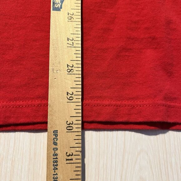 VTG Womens M Peanut Butter & Jelly Holiday Embroidered Red Cat Shirt USA - Picture 7 of 9